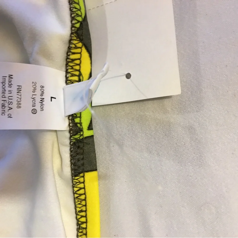 NWT yellow apple J Crew bikini bottoms szL - Picture 5 of 8